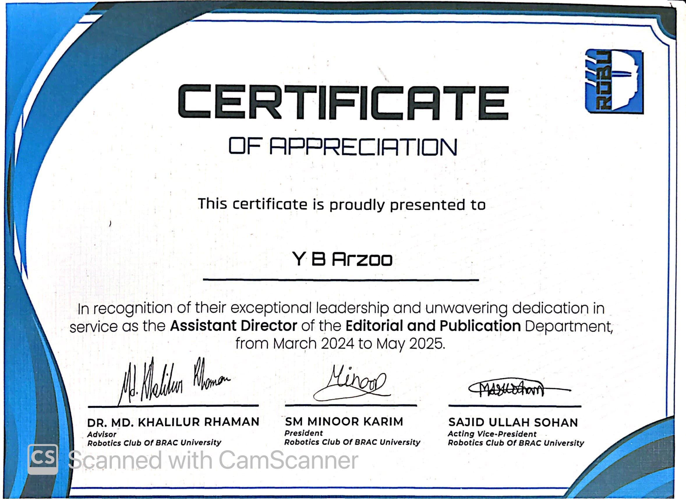 Robotics Club of BRAC University