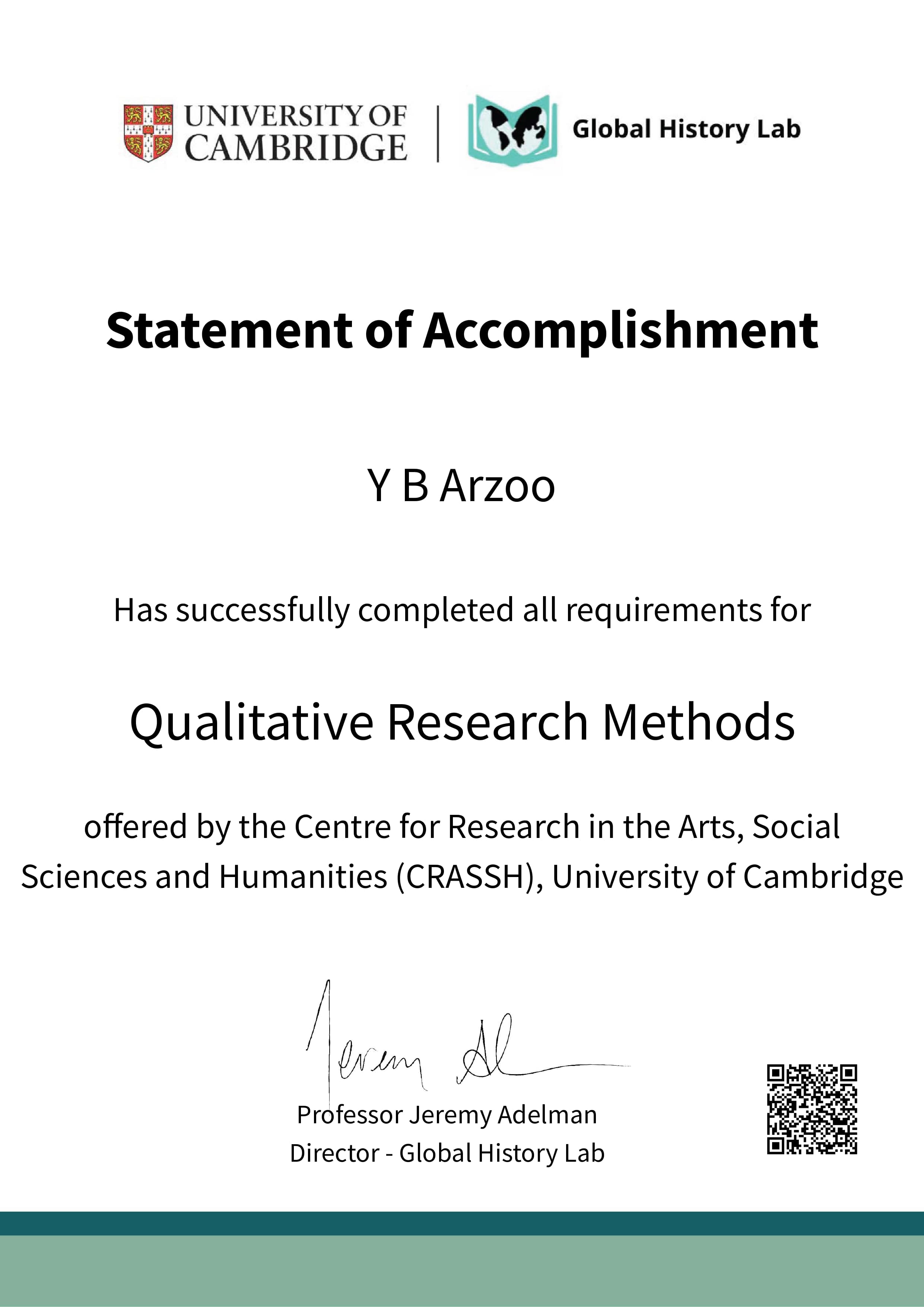 Qualitative Research Methods