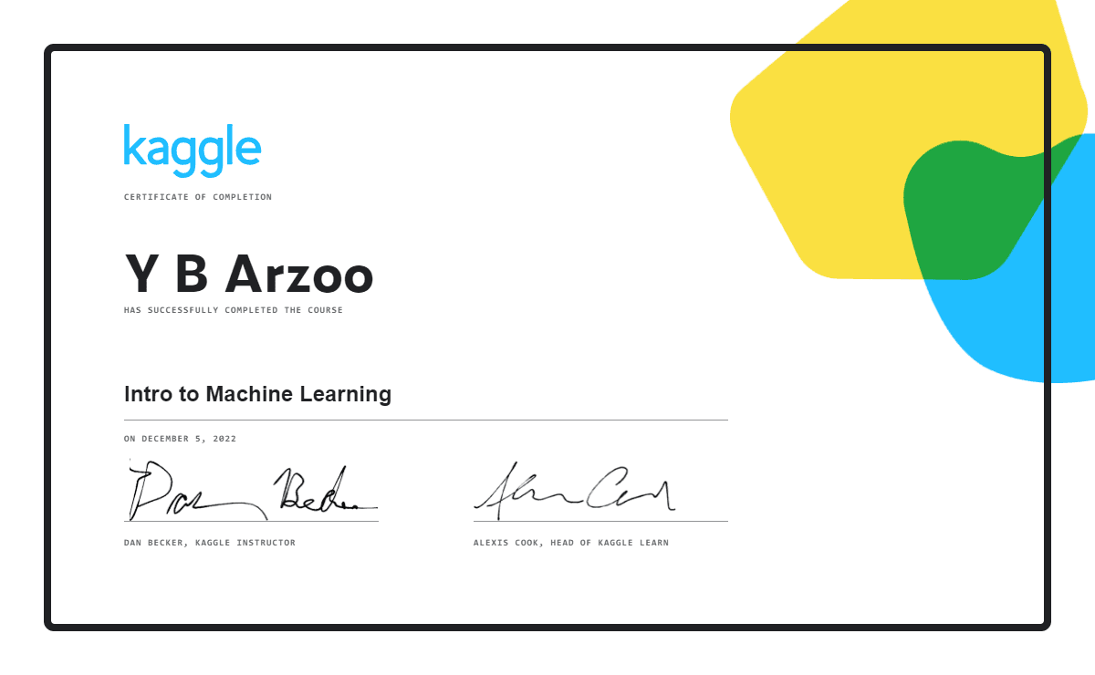 Introduction to Machine Learning